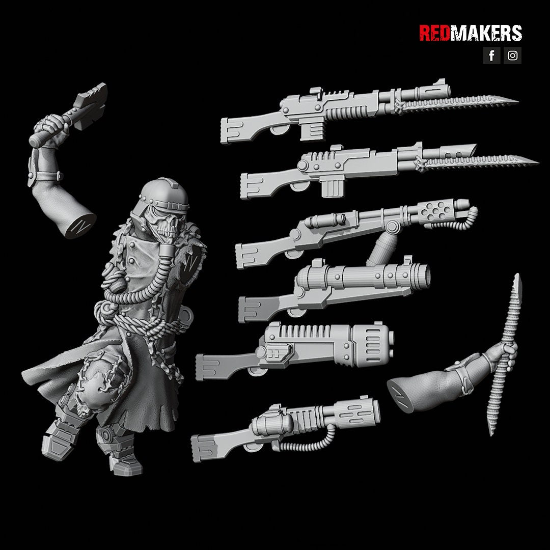 Red Makers Renegade Death Squad x10 - Heretics (Custom Order) - product image 5 of 10