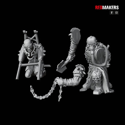 Red Makers Renegade Death Squad Heavy Weapon Teams x3 - Heretics (Custom Order) - product image 2 of 10