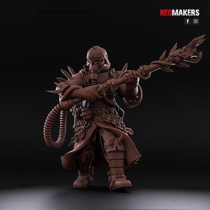 Red Makers Renegade Death Squad Lieutenant and Command Squad - Heretics (Custom Order) - product image 8 of 10