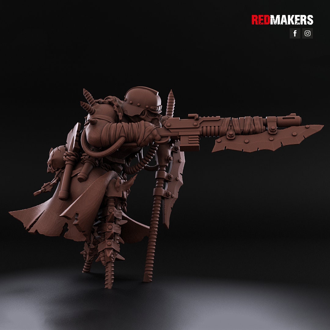 Red Makers - Renegade Death Squad Lieutenant and Command Squad - Heretics (Custom Order)