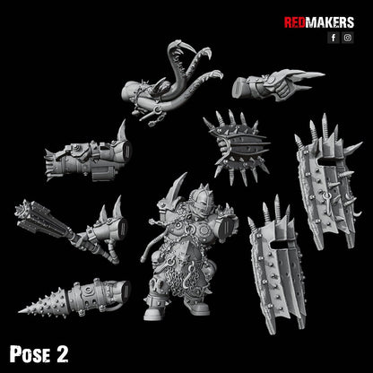 Red Makers Renegade Abhuman Giant Squad x5 - Heretics (Custom Order) - product image 4 of 10