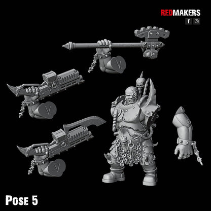 Red Makers Renegade Abhuman Giant Squad x5 - Heretics (Custom Order) - product image 7 of 10