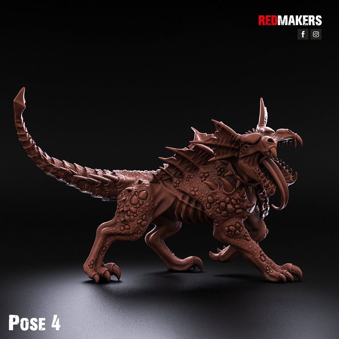Red Makers Bloodthirsty HellHounds Pack x5 (Custom Order) - product image 6 of 7