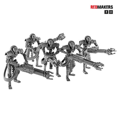 Red Makers Immortal Robots - Tomb World x5 (Custom Order) - product image 7 of 8