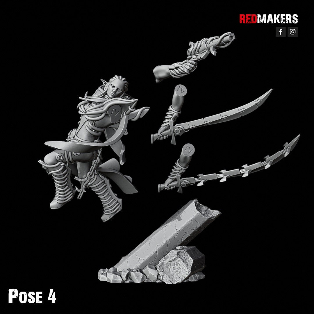 Red Makers Dark Space Elves - Kill Squad (Custom Order) - product image 5 of 10