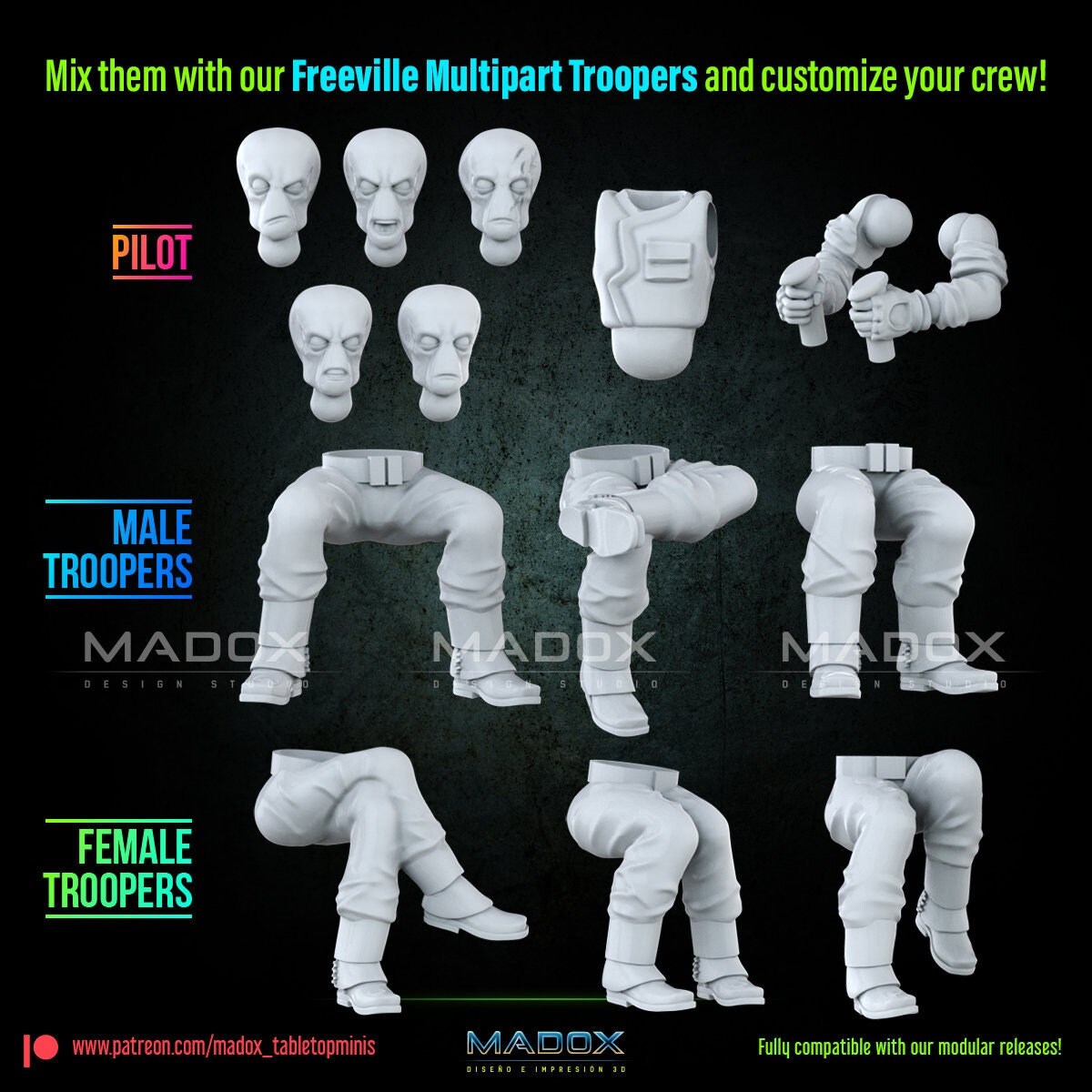 Legion Freeville Truck (Custom Order) - product image 3 of 3