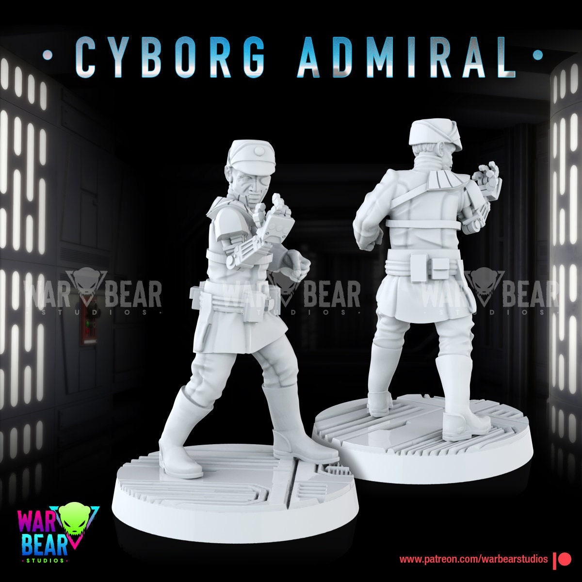 Legion Cyborg Admiral (Custom Order) - product image 2 of 4