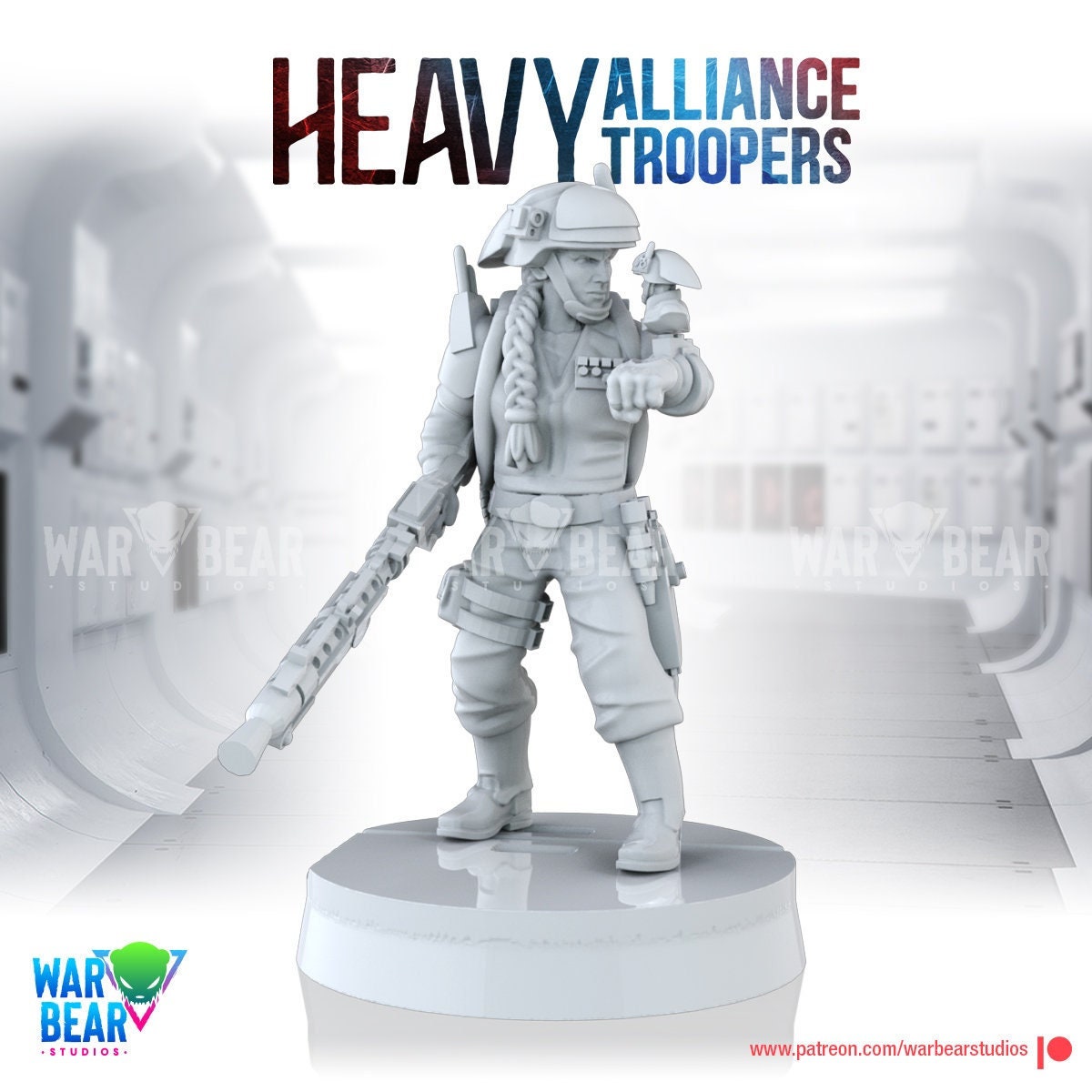 Legion Heavy Alliance Troopers (Custom Order) - product image 3 of 5
