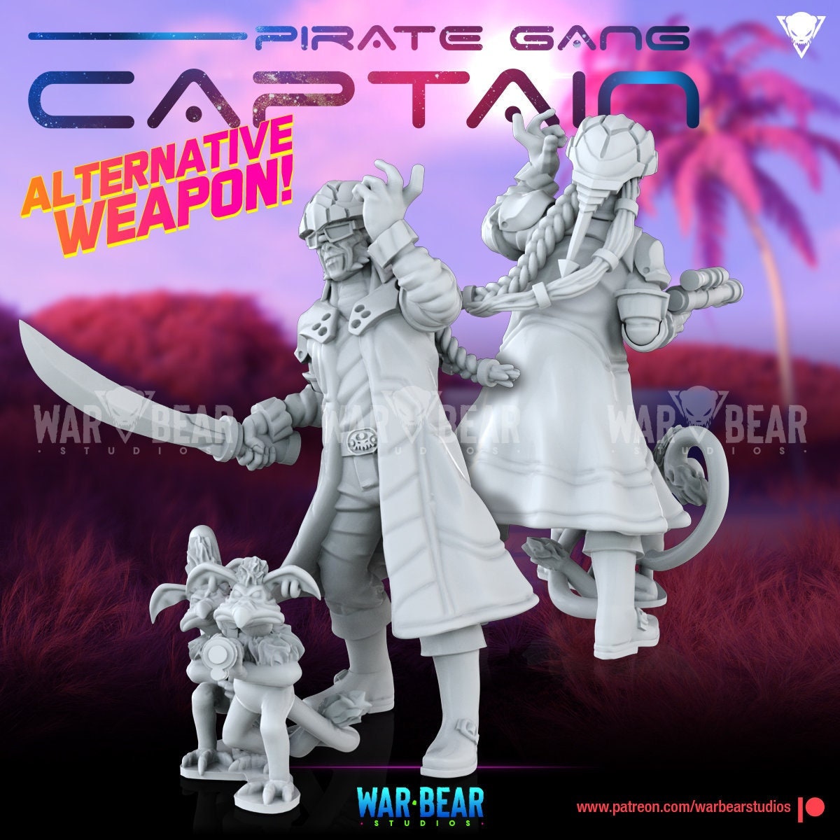 Legion Pirate Gang Captain (Custom Order) - product image 3 of 4