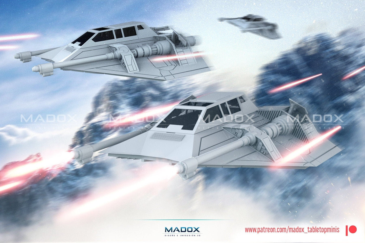 Legion Winter Air Speeder (Custom Order) - product image 1 of 5