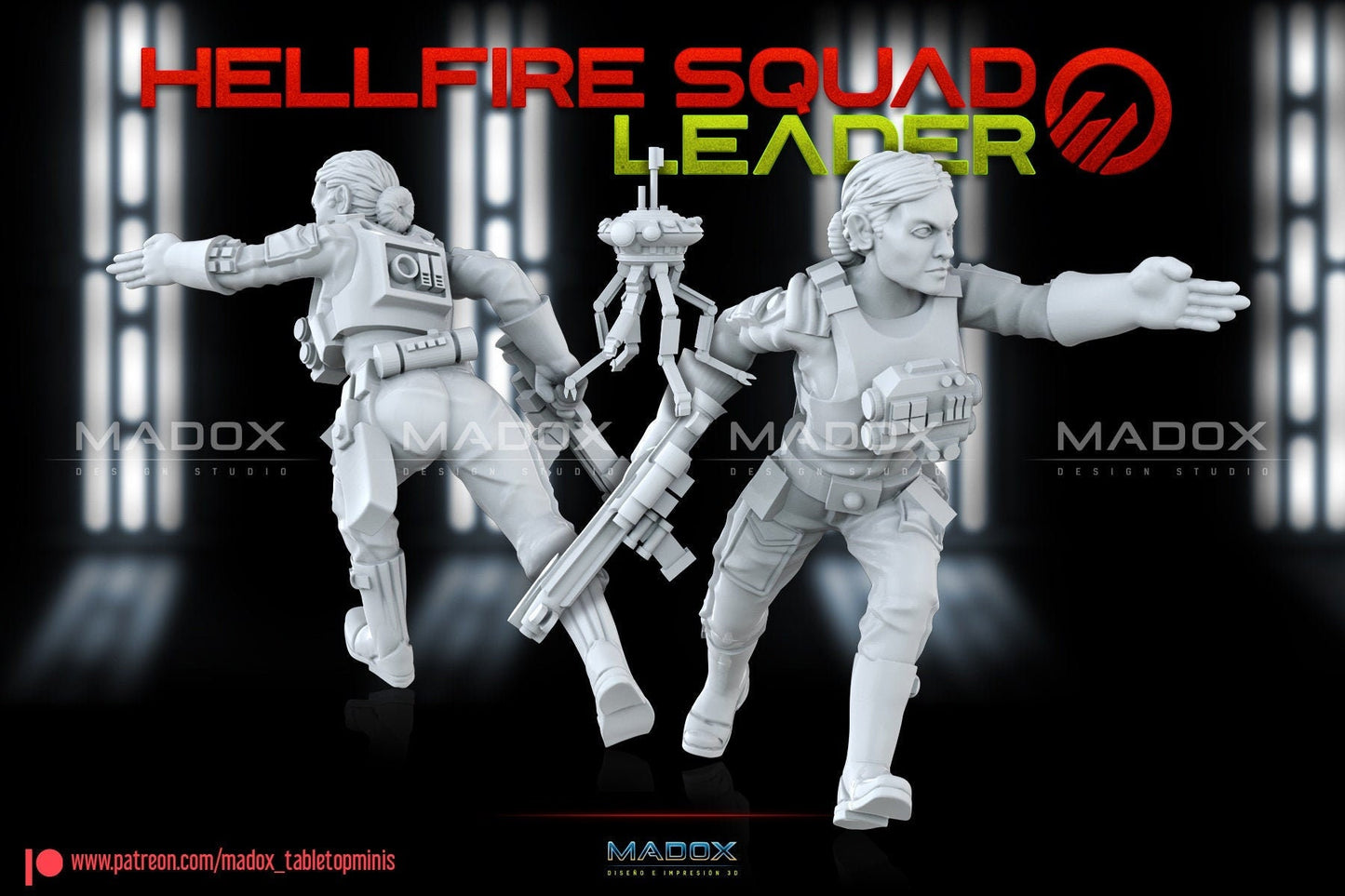 Legion Hellfire Squad Leader (Custom Order) - product image 4 of 5