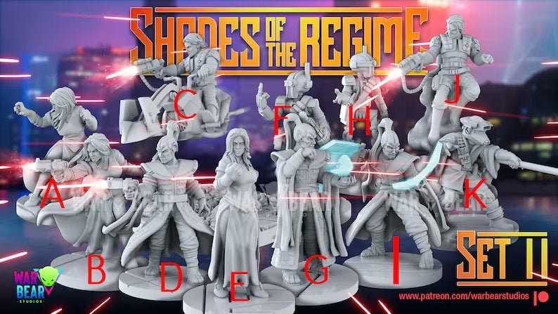 Legion Regime Officers (Custom Order) - product image 1 of 5