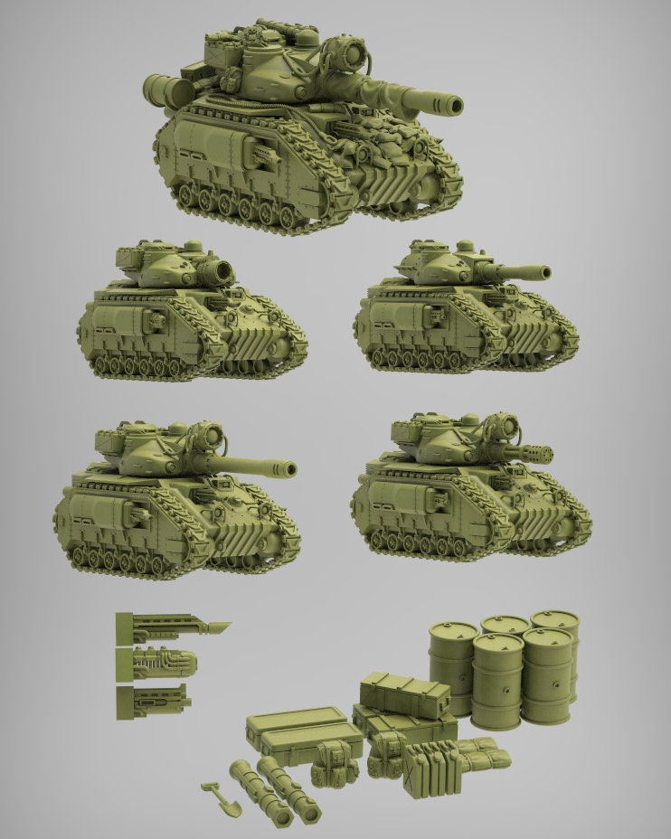 SpaceNam Caiman MKI MBT - Reptilian Overlords (Custom Order) - product image 5 of 6