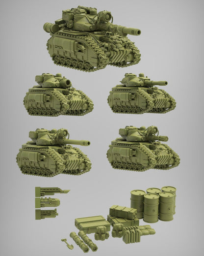 SpaceNam Caiman MKI MBT - Reptilian Overlords (Custom Order) - product image 5 of 6