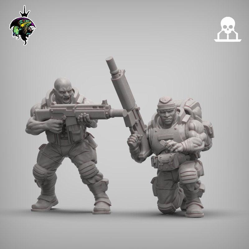 SpaceNam Infantry Squad V2.0 x10 - Reptilian Overlords (Custom Order) - product image 2 of 5
