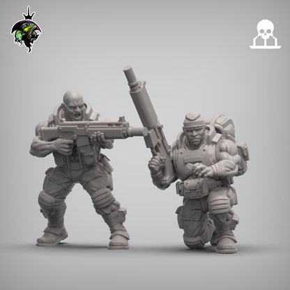 SpaceNam Infantry Squad V2.0 x10 - Reptilian Overlords (Custom Order) - product image 2 of 5