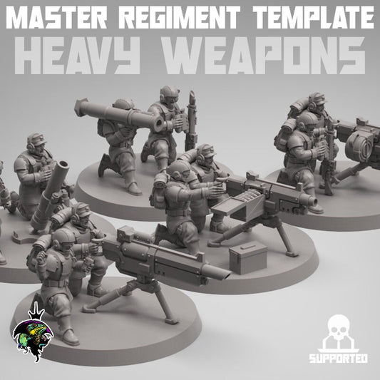 MRT - Heavy Weapon Teams x3 - Reptilian Overlords (Custom Order)
