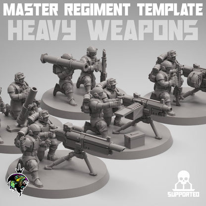 MRT Heavy Weapon Teams x3 - Reptilian Overlords (Custom Order) - product image 1 of 6