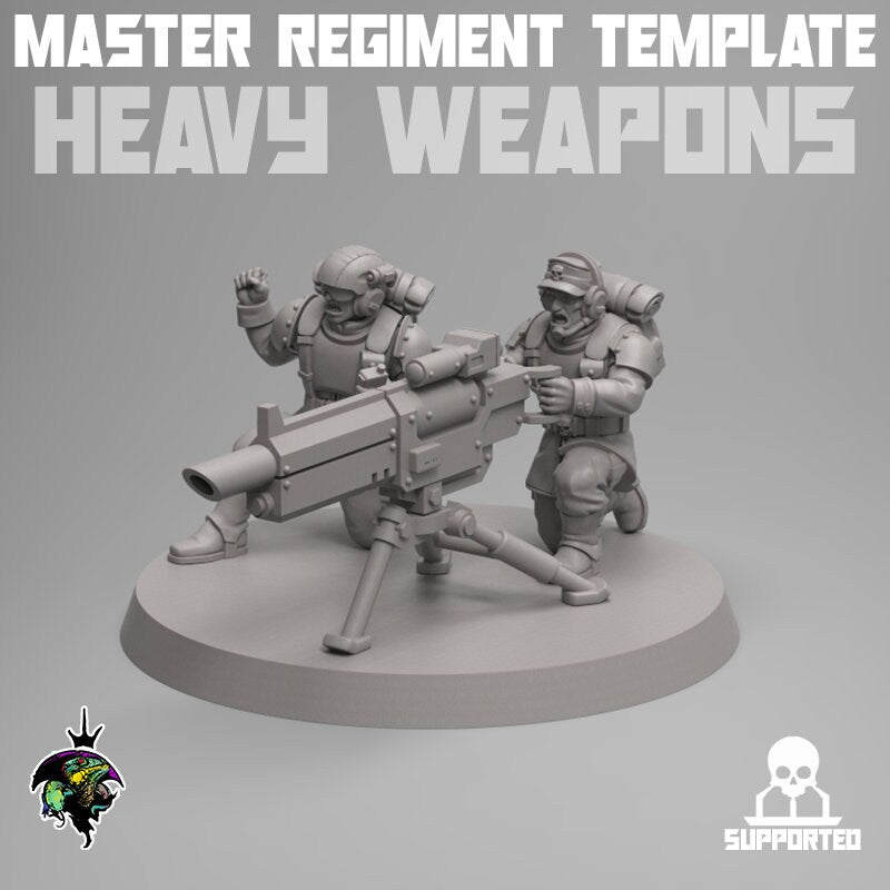 MRT Heavy Weapon Teams x3 - Reptilian Overlords (Custom Order) - product image 6 of 6
