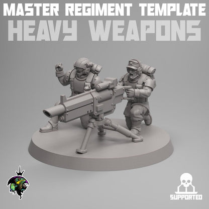 MRT Heavy Weapon Teams x3 - Reptilian Overlords (Custom Order) - product image 6 of 6