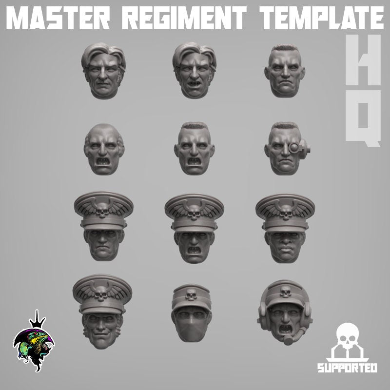 MRT Command Squad Upgrade Set - Reptilian Overlords (Custom Order) - product image 3 of 10