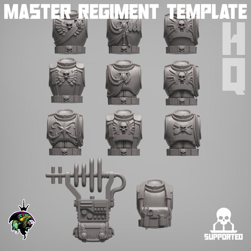 MRT Command Squad Upgrade Set - Reptilian Overlords (Custom Order) - product image 4 of 10