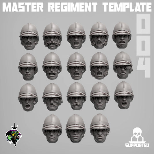 MRT Heads Set 04 - Reptilian Overlords (Custom Order) - product image
