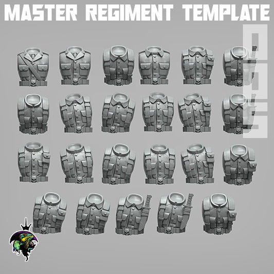 MRT Torso Set 005 x10 - Reptilian Overlords (Custom Order) - product image