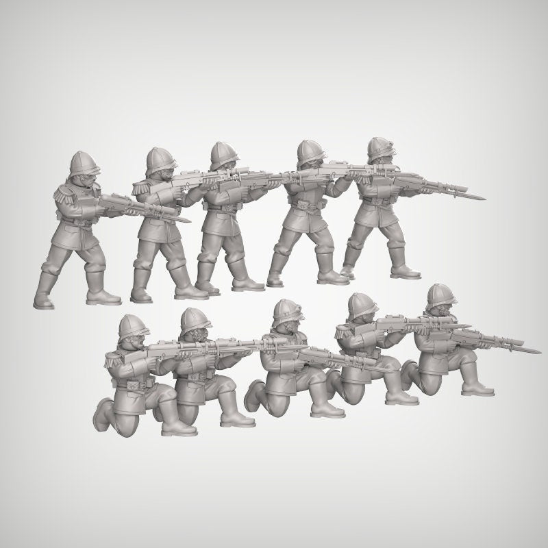 Praeto Legionnaire Infantry Squad x10 - Reptilian Overlords (Custom Order) - product image 1 of 4