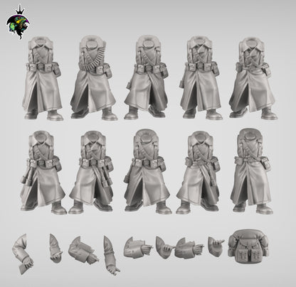 SpaceNaz- Squad x10 Reptilian Overlords (Custom Order) - product image 3 of 4