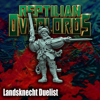 HRE Landsknecht Duelist - Reptilian Overlords (Custom Order) - product image 2 of 5