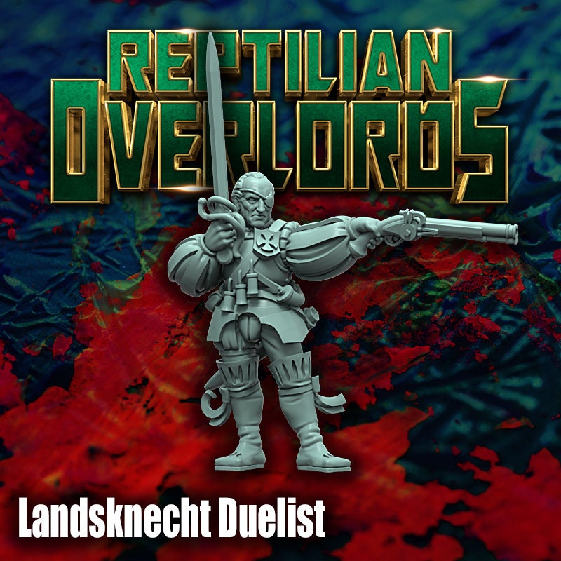 HRE Landsknecht Duelist - Reptilian Overlords (Custom Order) - product image 3 of 5