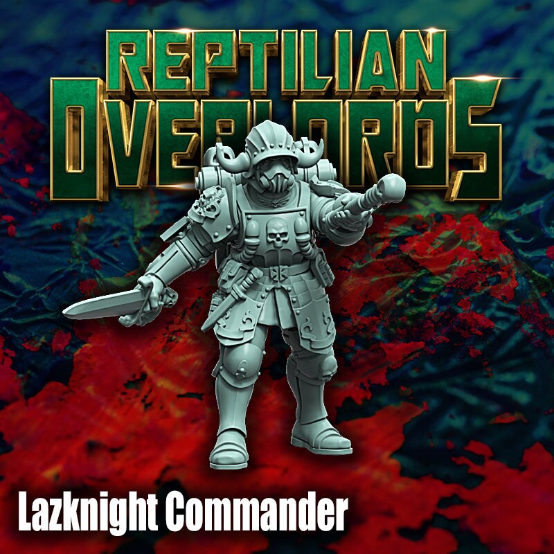 LazKnight Commander Reptilian Overlords (Custom Order) - product image 4 of 6