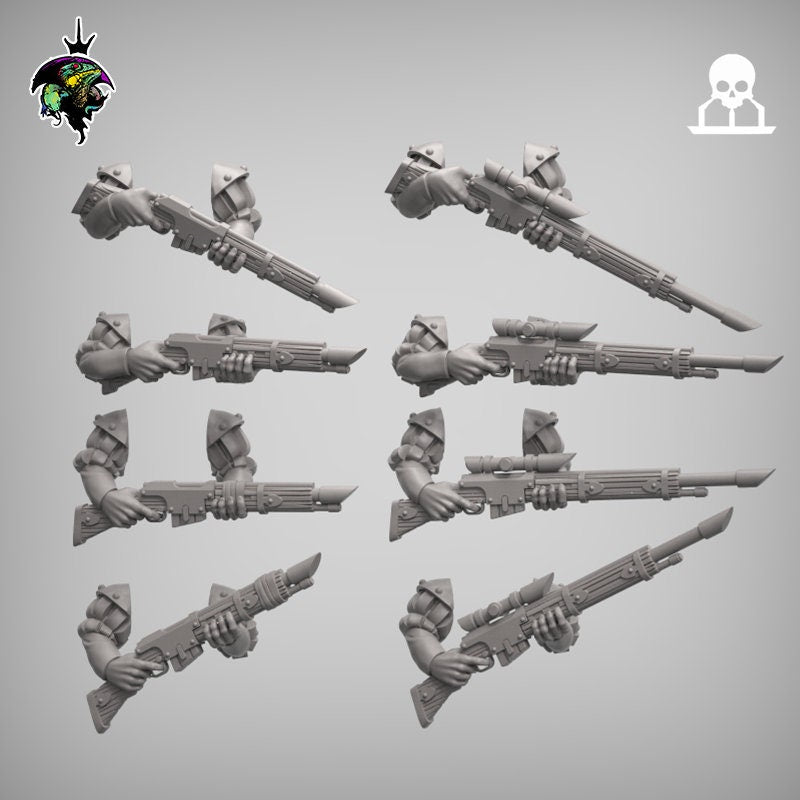 Sci-Fi Mercenaries and Militia EXPANSION set - Reptilian Overlords (Custom Order) - product image 4 of 7