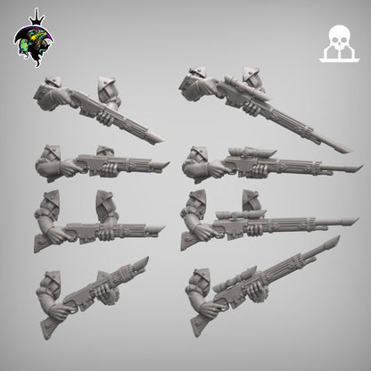 Sci-Fi Mercenaries and Militia EXPANSION set - Reptilian Overlords (Custom Order) - product image 4 of 7