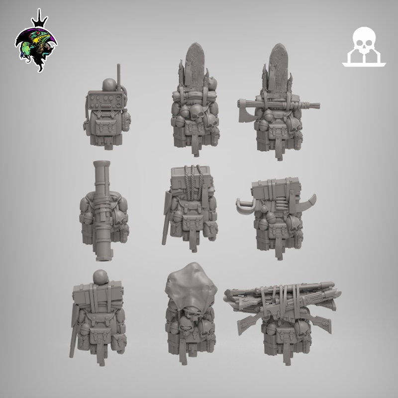 Sci-Fi - Mercenaries and Militia EXPANSION set - Reptilian Overlords (Custom Order)