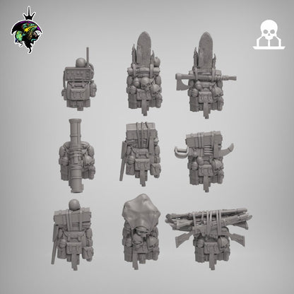 Sci-Fi - Mercenaries and Militia EXPANSION set - Reptilian Overlords (Custom Order)