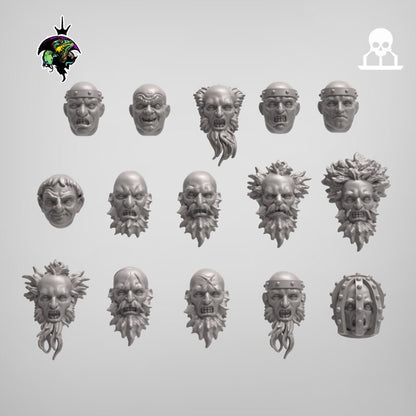 Fantasy Priests and Penitents x10 - Reptilian Overlords (Custom Order) - product image 2 of 10
