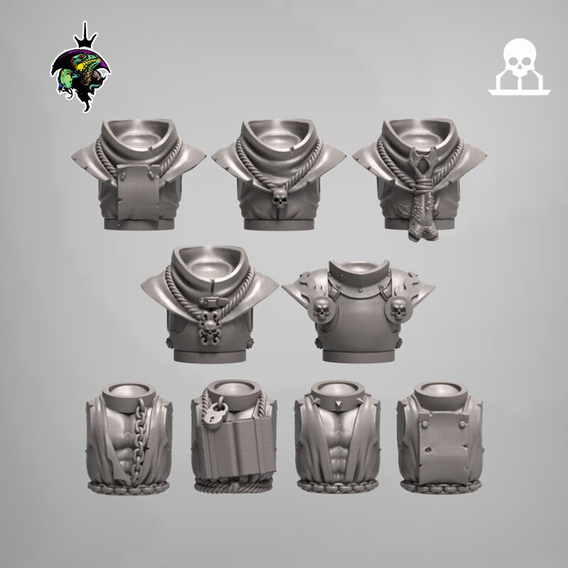 Fantasy Priests and Penitents x10 - Reptilian Overlords (Custom Order) - product image 9 of 10