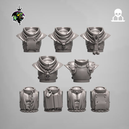 Fantasy Priests and Penitents x10 - Reptilian Overlords (Custom Order) - product image 9 of 10