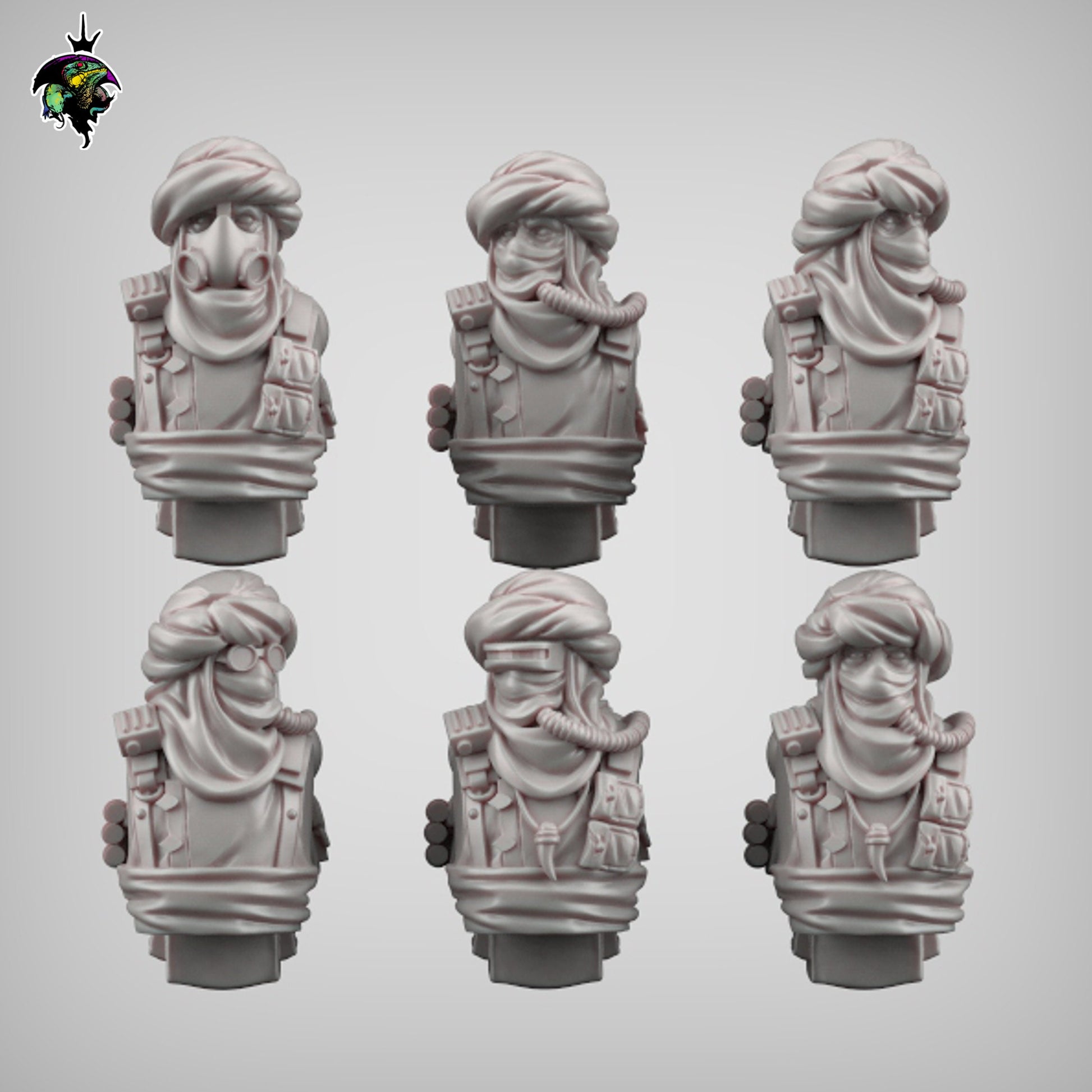 MRT Torso Set Desert Raiders x10 - Reptilian Overlords (Custom Order) - product image