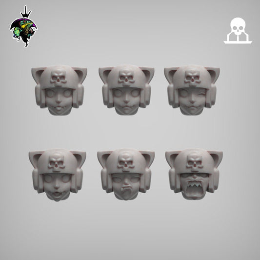 MRT Heads Set Catanyans - Reptilian Overlords (Custom Order) - product image