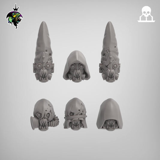Heretic Heads Set - Reptilian Overlords (Custom Order) - product image