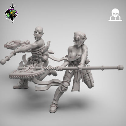 Choppy Zealots Squad x10 Reptilian Overlords (Custom Order) - product image 5 of 6