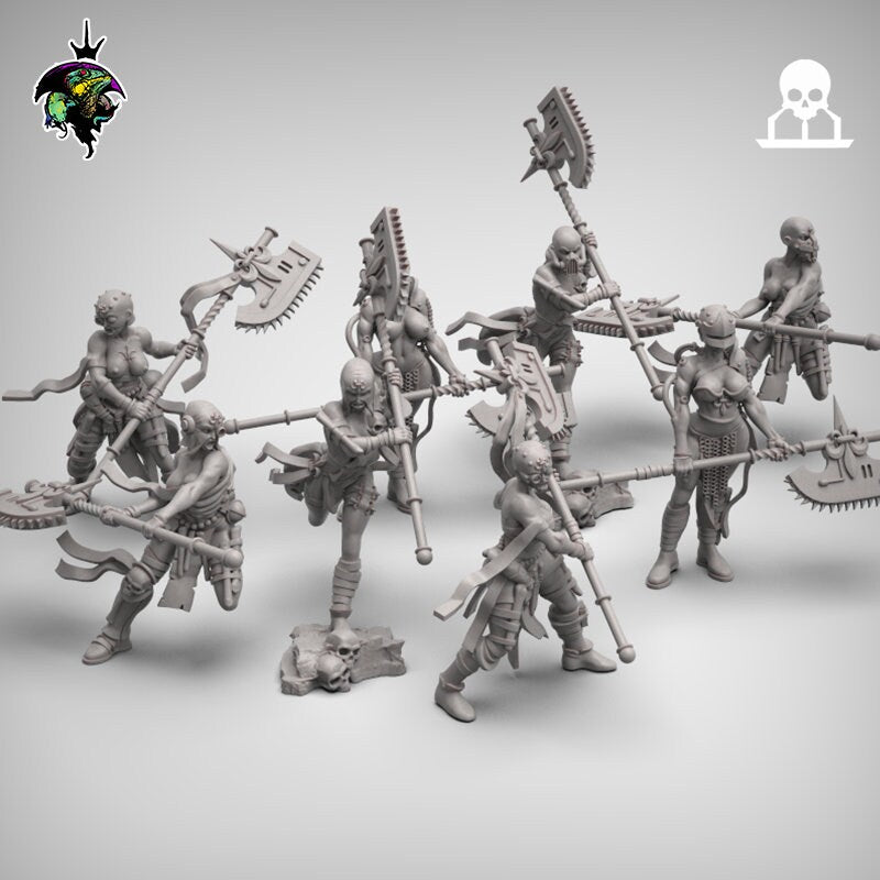 Choppy Zealots Squad x10 Reptilian Overlords (Custom Order) - product image 4 of 6