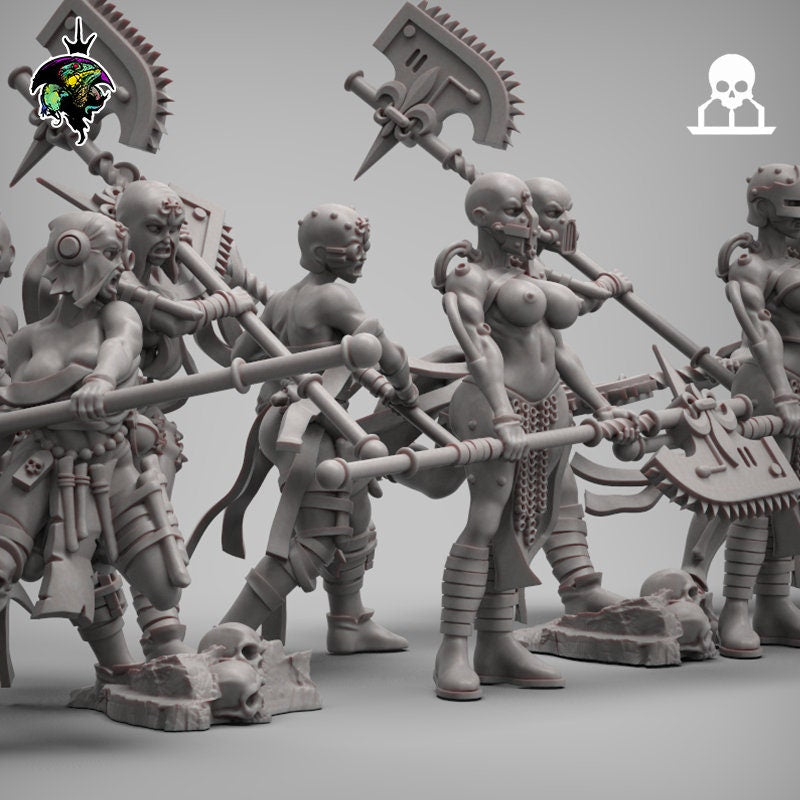Choppy Zealots Squad x10 Reptilian Overlords (Custom Order) - product image 6 of 6