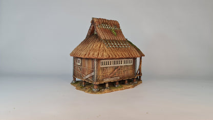 Nippon Saga Farm House One - Wargaming Terrain 28mm - Printed on FDM Bambu Lab X1 Carbon (Custom Order) - product image 9 of 10