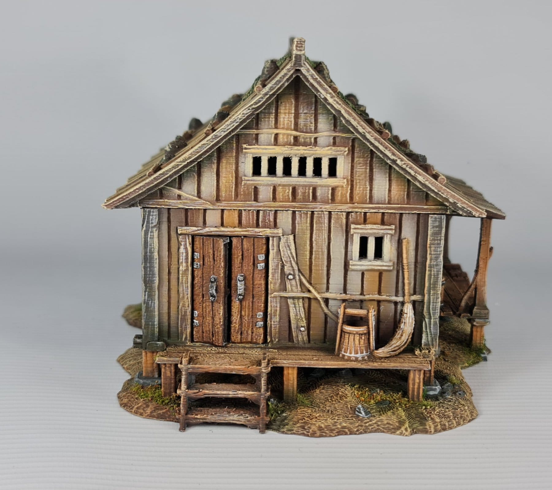 Nippon Saga Farm House Two - Wargaming Terrain 28mm - Printed on FDM Bambu Lab X1 Carbon (Custom Order) - product image 2 of 10