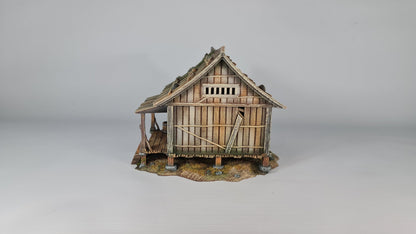 Nippon Saga Farm House Two - Wargaming Terrain 28mm - Printed on FDM Bambu Lab X1 Carbon (Custom Order) - product image 5 of 10