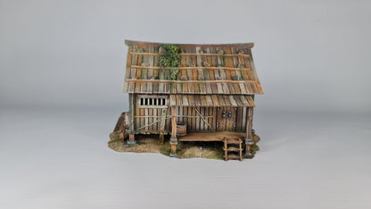 Nippon Saga Farm House Two - Wargaming Terrain 28mm - Printed on FDM Bambu Lab X1 Carbon (Custom Order) - product image 3 of 10